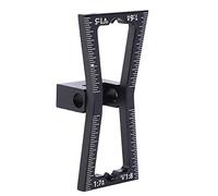 Oumefar Strumento di Guida per la Lavorazione del Legno di Precisione con Marcatore per Giunti a Coda di Rondine in Alluminio per Carpentieri in Lega di Alluminio