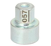 Oumefar Strumento di Rimodellamento del Dado a Traino Bloccato Ruota, Chiave di Blocco della Ruota Anti -furto di Sostituzione della Presa del Lugnut per Auto 1 3 5 6 7 Serie X1 X2 X3 (057)