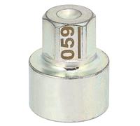 Oumefar Strumento di Rimodellamento del Dado a Traino Bloccato Ruota, Chiave di Blocco della Ruota Anti -furto di Sostituzione della Presa del Lugnut per Auto 1 3 5 6 7 Serie X1 X2 X3 (059)