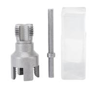 Oumefar Strumento per Filettare Tubi Interni Ed Esterni, Tagliatubi per Tubi in Acciaio Legato 40Cr da 3/4 Pollici per MPP in Plastica PVC PPR, con Struttura Leggera in Accia