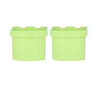 Oumefar Supporto a Parete per Supporto Batteria, Custodia per Staffa di Stoccaggio Batteria ABS 18V da 2 Pezzi, Accessori per Utensili Elettrici