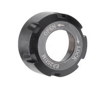 Oumefar Supporto per Dado Portapinza ER25UM di Alta Precisione per Barra Portautensili, Barra di Prolunga, Finitura in Ossido, 1 Pezzo (M32*1.5#01)