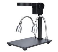 Oumefar Supporto per fotocamera per microscopio, anello da 50 mm, in lega di alluminio, supporto per fotocamera per laboratorio (NA)