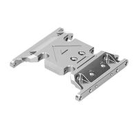 Oumefar Supporto per RC, Supporto per Trasmissione per Montaggio in Lega di Alluminio 1/10 Adatto per Axial SCX10 II 90046 90047 90075 Accessori per Auto RC (Colore Ti)