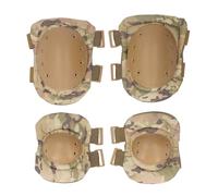 Oumefar Tasco di Protezione del Ginocchio Set di Cuscinetti al Ginnastica Supporto in Schiuma Ad Alta densità Cinghie Rinforzate Camuffiate Colore Construction Home