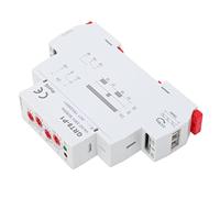 Oumefar Temporizzatore Compatto con relè Elettronico Ripetuto AC230V con Indicatore LED per Controllo Motore e Soluzioni di Illuminazione in Materiale ABS