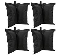 Oumefar Tenda da 4 Pezzi Banchi di Sabbia Fissa, Borsa da Banco da Banco di Perdite di Grande capacità 40x34x1 Cm per un Ombrello Sportivo da Sole in Campeggio All'aperto