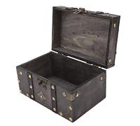 Oumefar Tesoro Alla Cassa di Gioielli Vintage Scatola di Archiviazione retrò con in Lega di Blocco Codificata per la Decorazione della Casa di Viaggio 18 X 11,5 X 10,3 Cm