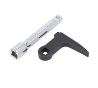 Oumefar Testa adattatore per chiave a leva robusta da 1/2 Po per strumento di riparazione auto, angolo di cricchetto infinito e leva regolabile per professionisti e appassionati