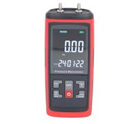 Oumefar Tester Portatile della Pressione Dell'aria, Manometro Digitale con Registrazione Dati, Manometro Differenziale Ad Alta Precisione per Metallurgia Chimica, ±4KPa