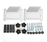 Oumefar Utensili per la Lavorazione del Legno in Featherboard, Accessori per Utensili Elettrici Quadrati Invertiti in Materiale Plastico PP Scanalatura Smussata Unica (Pannello quadrato in tipo B