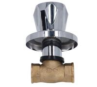 Oumefar "Valvola Dell'acqua Nascosta in Ottone da 1/2 Pollice per il Controllo del Flusso del Idrico Domestico per L'impianto Idraulico Domestico"