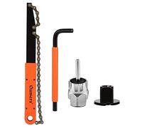 Oumers Bike Cassetta Strumento di rimozione, Kit Attrezzi Bici con Frusta della Catena della Bici Chiave ausiliaria, Ruota Libera Chiave di rimozione pignone