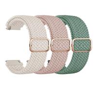Oumida 3 Pezzi Cinghie per Xiaomi Redmi Watch 3 Active Cinturino Donna Uomo Bracciali di Ricambio Elastico Regolabile Singolo Loop Comodo Ricambio Sportivo per Redmi Watch 3 Active, Luce a stella