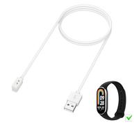 Oumida Caricatore per Redmi Watch 3 Active/Xiaomi Mi Band 8, Caricabatterie Magnetico con Cavo di Ricarica USB da 1M per Redmi Watch 3 Active/Watch 3 Lite Orologio Fitness,Bianco