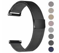 Oumida Cinturino 20mm 22mm Orologio in Acciaio Inossidabile, Maglia Cinturini di Ricambio Regolabili a Sgancio Rapido per Smartwatch per Uomo Donna