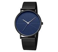OUMIFA Cinturino di Ricambio Orologi da Uomo Modo Minimalista Ultra Sottile Orologio da Uomo Semplice Business in Acciaio Inox in Acciaio Inox Cintura in Maglia da Uomo per Cinturino da Uomo/Donna