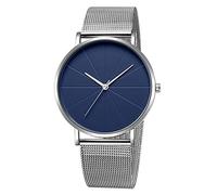 OUMIFA Cinturino di Ricambio Orologi da Uomo Modo Minimalista Ultra Sottile Orologio da Uomo Semplice Business in Acciaio Inox in Acciaio Inox Cintura in Maglia da Uomo per Cinturino da Uomo/Donna