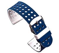 OUMIFA Cinturino di Ricambio Silicone Gomma Gomma Cinturino Sport Sport Traspirante Polsino per Le Donne Uomo Moda Braccialetti a Due Toni Braccialetto 18 20 22 24mm per Cinturino da Uomo/Donna