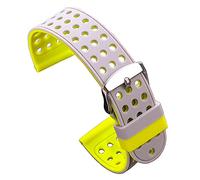 OUMIFA Cinturino di Ricambio Silicone Gomma Gomma cinturino Sport Sport Traspirante Polsino per le donne Uomo Moda Braccialetti a due toni Braccialetto 18 20 22 24mm Per Cinturino da Uomo/Donna