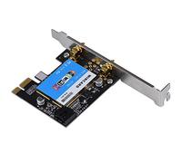 Oumij Scheda di rete OIEJ PCIE 433 Mbps Dual Band 2.4G / 5G + Scheda di rete Bluetooth 4.0 Bluetooth 433 Mbps Alta velocità di trasmissione - Elevata velocità di trasmissione fino a 433 Mbps 300