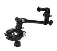 Oumij1 Staffa Rotante per Fotocamera - Clip Fissa Regolabile - per Fotocamere Sportive Gopro - per Strumenti Musicali - per Albero della Chitarra, Anello per Batteria, Supporto per Microfono