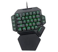 Oumij1 Tastiera a Una Mano - Tastiera da Gioco Retroilluminata RGB - Tastiera Meccanica - Con Funzione di Definizione Macro - Per PC Computer Laptop Game