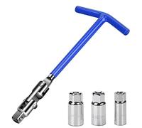 Oumuik Chiave Candela/Smonta Candele Auto Moto/Svitacandele Regolabile/Chiave Candela 16mm,18mm,21mm, Blu