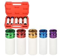 oumuik Kit con avvitatore pneumatico ad impulsi a bassa rumorosità in materiale composito (15/17/19/21/22 mm)