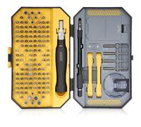 Oumuik Set di 145 cacciaviti meccanici di precisione, set di cacciaviti, strumenti di riparazione per telefoni cellulari, modelli elettronici fai da te, smartphone, laptop, fotocamere om