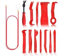 oumuik Strumento di rimozione del rivestimento dell'automobile-13 PCS Auto Trim Strips/Strumento di rimozione del pannello con strumento di rimozione del trim