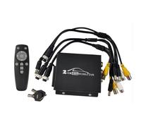 Ounfhtrttk 2 Canali DVR Mobile AHD TVI 1080P CCTV DVR Mini DVR di Sicurezza Supporto Telecamera AHD da 8 MP Registrazione Video Doppio Slot SD