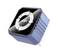 Ounfhtrttk 2026 Adattatore Wireless Carplay Ai Box Dongle 4 in 1 Airplay/Mirror Link/per Android Auto/Carplay BT WiFi Cablato A Wireless