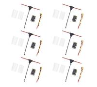 Ounfhtrttk 6PCS Ricevitore ELRS 2.4GHz Nano ExpressLRS Ricevitore CRSF con Antenna A Forma di T per Parti di Droni RC FPV Traversing