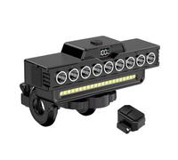 Ounfhtrttk 9 Lampada per Biciclette A LED 9 Perle Light Bicycle Head Light USB di Sicurezza Lampada Front Lucile Bike Bike Bicycle Accessori per Biciclette