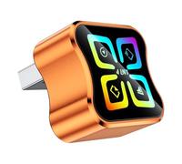 Ounfhtrttk Adattatore Carplay Wired 4in1 Box AI Wireless Carplay Airplay/Mirror Link/Android Auto/USB Dongle B