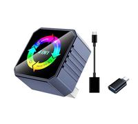 Ounfhtrttk Adattatore Carplay Wireless 4 in 1 Ai Box Dongle Airplay/Mirror Link/per Android Auto/Carplay BT+WiFi Cablato Carplay A Wireless