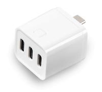 Ounfhtrttk Adattatore Intelligente Tuya Zigbee Type-C, Spina da 3 Gang, Mini Adattatore di Alimentazione USB-C, Spina di Ricarica, Controllo Vocale Temporizzato per