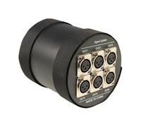 Ounfhtrttk Amplificatore di Segnale Standard DMX512 Splitter A 6 Canali per di Controllo 'Illuminazione da Palco DJ Disco