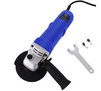 Ounfhtrttk Angolare Elettrica EU 2000W 12000 RPM con Protezione per Disco, Disco da 115mm, Taglio e Smerigliatura Pesante