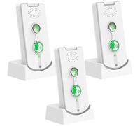 Ounfhtrttk Citofono Bidirezionale per La Casa, di Interfono Wireless per La Casa con Regolazione del Volume e delle Suonerie, Ricaricabile, Confezione da 3 Pezzi A