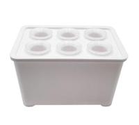 Ounfhtrttk Contenitore Universale per Piante per Propagazione Scatole per Idroponico Scatola di Crescita Vasi per Vivai All'Ingrosso Bianco