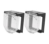 Ounfhtrttk Coperchio 'Interruttore A Pulsante di Alimentazione, Impermeabile e Resistente Alle Collisioni, Protezione di Sicurezza Antipolvere per Foro di Montaggio da 25 mm B