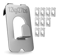 Ounfhtrttk Ganci A per Cartongesso - Appendini per Quadri - 10 Pezzi Supportano 27 Libbre/12 Kg Ganci Attrezzi
