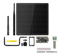 Ounfhtrttk Kit di Solari LoRa da 5 W Dev-Board con Supporto Meshtastic con WiFi LoRa 32 V4 e Antenna LoRa 2.4G e Modulo GPS. 915 MHz