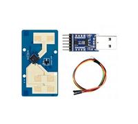 Ounfhtrttk Modulo Sensore Radar di Tracciamento del Movimento Umano A Onde Millimetriche LD2452 24G, Rilevamento A Lunga Distanza 6M con Scheda CH340