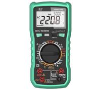 Ounfhtrttk Multimetro Digitale 20A/2000V NCV Capacità 6000 Conteggi True RMS per Elettricista Applicazioni Solari PV Minerarie Industriali