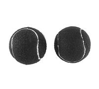 Ounfhtrttk Pallina da Tennis Walker Pretagliata da 2 Pezzi per Gambe di Mobili e Protezione del Pavimento, Rivestimento nel Feltro Resistente e Duraturo, Nero
