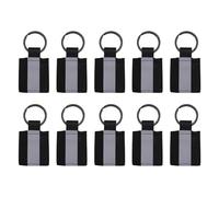 Ounfhtrttk Pendenti Riflettenti A Doppia Faccia per e Ciclismo, Accessori di Sicurezza per Chiavi Ad Alta visibilità