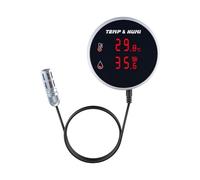 Ounfhtrttk Sensore di Temperatura e Umidità Zigbee Tuya con Allarme e Schermo A LED per la Fermentazione Dei Germogli e L'Allevamento Degli Animali, Spina EU
